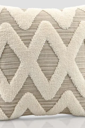 Commander Maintenant Coussin tufté losanges 'Nepthys' beige
